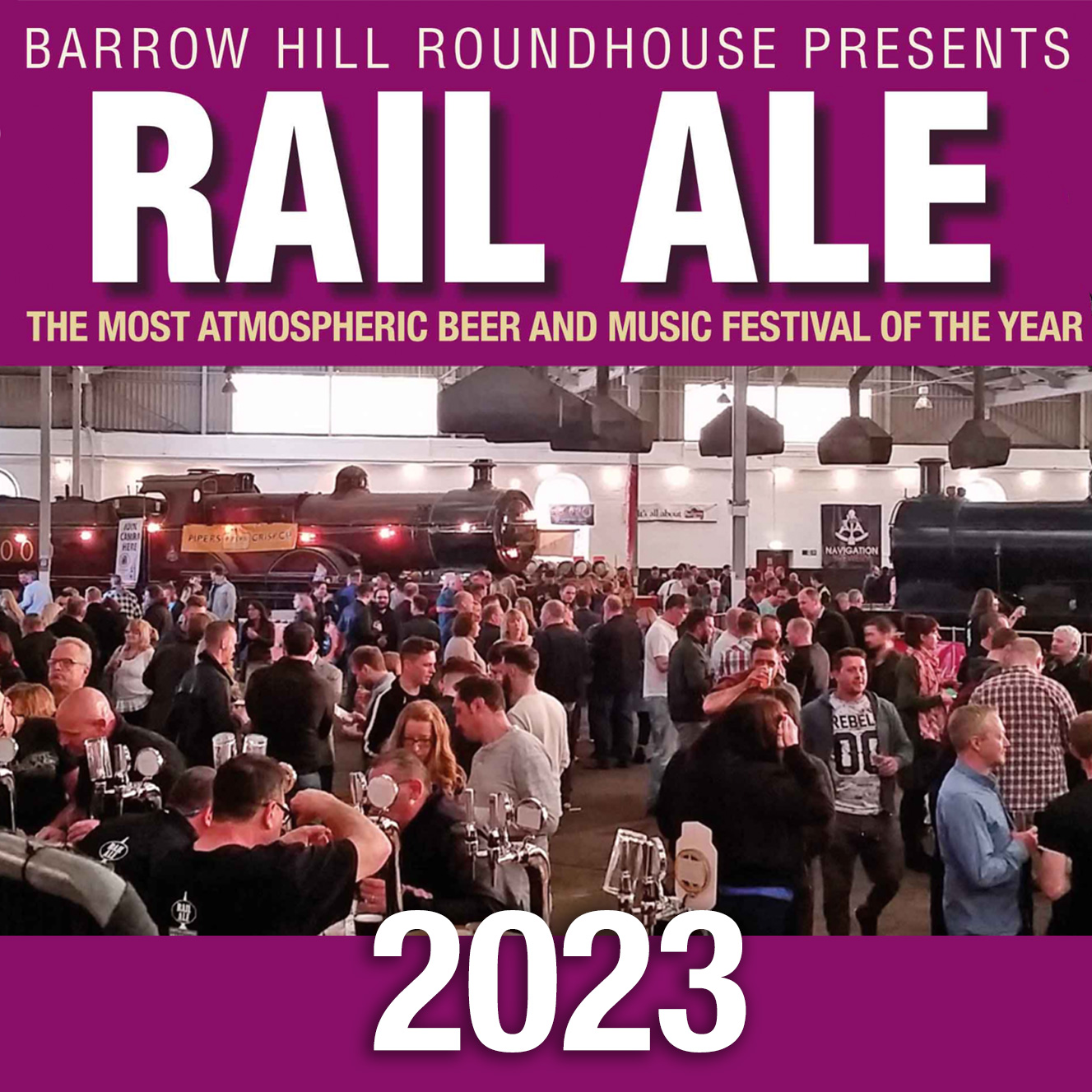 Rail Ale Festival, Barrow Hill Roundhouse, Chesterfield
